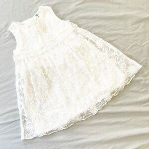 Baby B’gosh toddler girls white lace dress